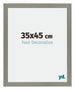 Mura MDF Bilderrahmen 35x45cm Grau Vorne Messe | Yourdecoration.at