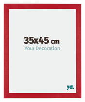 Mura MDF Bilderrahmen 35x45cm Rot Vorne Messe | Yourdecoration.at