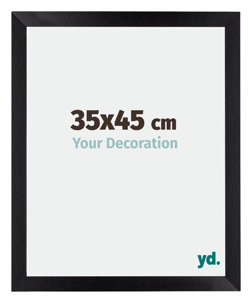 Mura MDF Bilderrahmen 35x45cm Schwarz Matt Vorne Messe | Yourdecoration.at