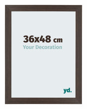 Mura MDF Bilderrahmen 36x48cm Eiche Dunkel Vorne Messe | Yourdecoration.at