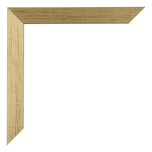 Mura MDF Bilderrahmen 36x48cm Goldglanz Detail Ecke | Yourdecoration.at