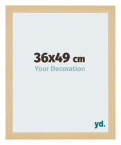 Mura MDF Bilderrahmen 36x49cm Ahorn Dekor Vorne Messe | Yourdecoration.at