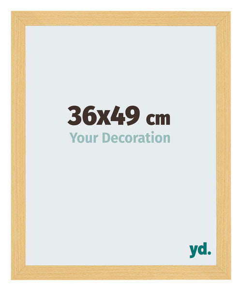 Mura MDF Bilderrahmen 36x49cm Buche Dekor Vorne Messe | Yourdecoration.at