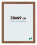 Mura MDF Bilderrahmen 36x49cm Eiche Rustikal Vorne Messe | Yourdecoration.at