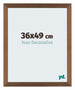 Mura MDF Bilderrahmen 36x49cm Kupfer Dekor Vorne Messe | Yourdecoration.at