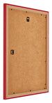 Mura MDF Bilderrahmen 36x49cm Rot Ruckseite Schrag | Yourdecoration.at