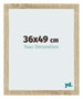 Mura MDF Bilderrahmen 36x49cm Sonoma Eiche Vorne Messe | Yourdecoration.at