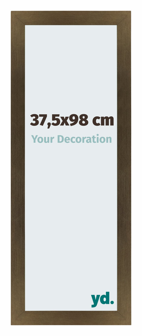 Mura MDF Bilderrahmen 37 5x98cm Bronze Dekor Vorne Messe | Yourdecoration.at