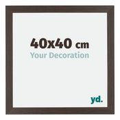 Mura MDF Bilderrahmen 40x40cm Eiche Dunkel Vorne Messe | Yourdecoration.at