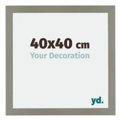 Mura MDF Bilderrahmen 40x40cm Grau Vorne Messe | Yourdecoration.at