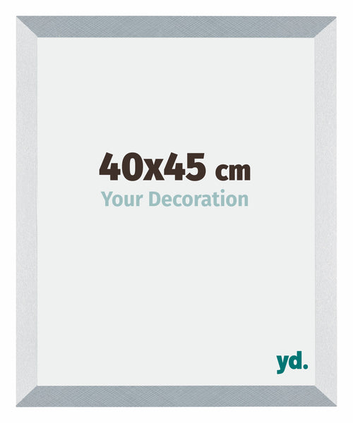 Mura MDF Bilderrahmen 40x45cm Aluminium Geburstet Vorne Messe | Yourdecoration.at