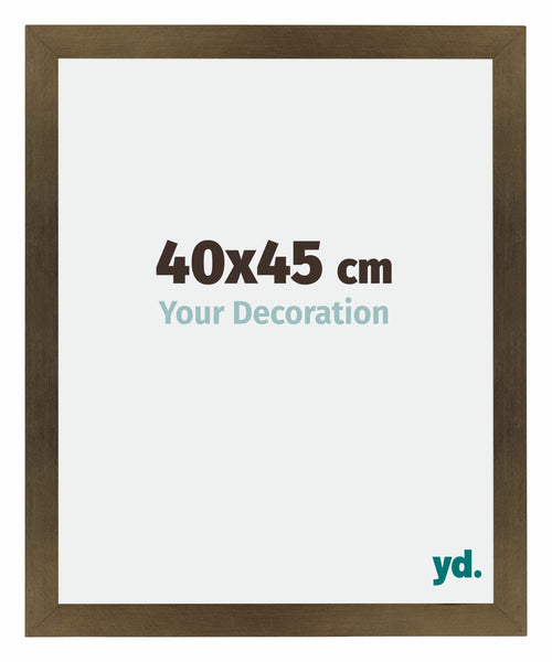 Mura MDF Bilderrahmen 40x45cm Bronze Dekor Vorne Messe | Yourdecoration.at