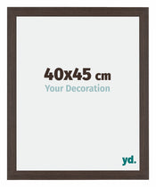 Mura MDF Bilderrahmen 40x45cm Eiche Dunkel Vorne Messe | Yourdecoration.at