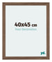 Mura MDF Bilderrahmen 40x45cm Nussbaum Dunkel Vorne Messe | Yourdecoration.at