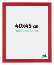 Mura MDF Bilderrahmen 40x45cm Rot Vorne Messe | Yourdecoration.at