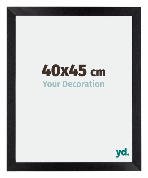 Mura MDF Bilderrahmen 40x45cm Schwarz Matt Vorne Messe | Yourdecoration.at