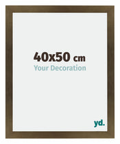 Mura MDF Bilderrahmen 40x50cm Bronze Dekor Vorne Messe | Yourdecoration.at