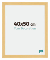 Mura MDF Bilderrahmen 40x50cm Buche Dekor Vorne Messe | Yourdecoration.at