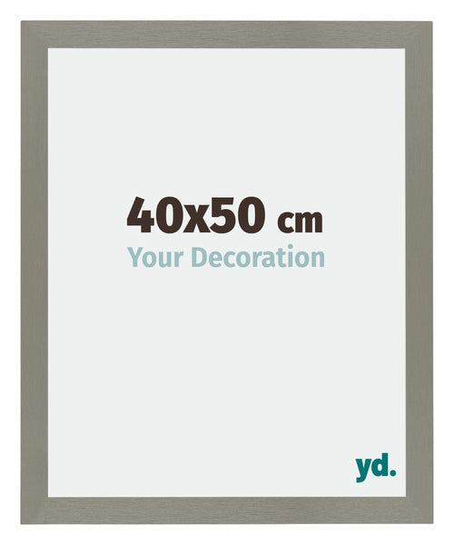 Mura MDF Bilderrahmen 40x50cm Grau Vorne Messe | Yourdecoration.at