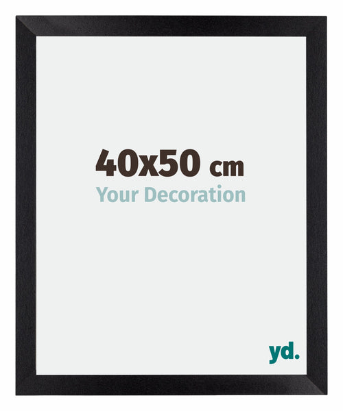 Mura MDF Bilderrahmen 40x50cm Schwarz Matt Vorne Messe | Yourdecoration.at