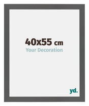 Mura MDF Bilderrahmen 40x55cm Antrazit Messe | Yourdecoration.at