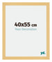 Mura MDF Bilderrahmen 40x55cm Buche Dekor Vorne Messe | Yourdecoration.at