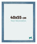 Mura MDF Bilderrahmen 40x55cm Hell Blau Geveegd Vorne Messe | Yourdecoration.at