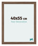 Mura MDF Bilderrahmen 40x55cm Nussbaum Dunkel Vorne Messe | Yourdecoration.at