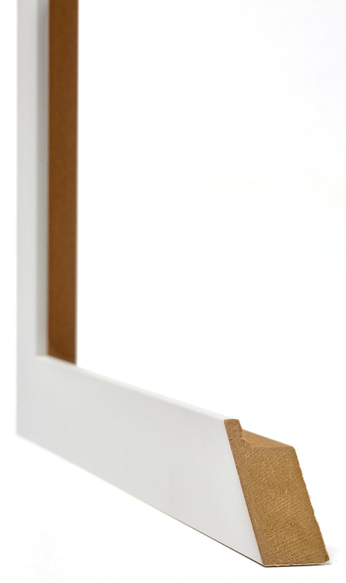 Mura MDF Bilderrahmen 40x60cm Weiss Matt Detail Querschnitt | Yourdecoration.at