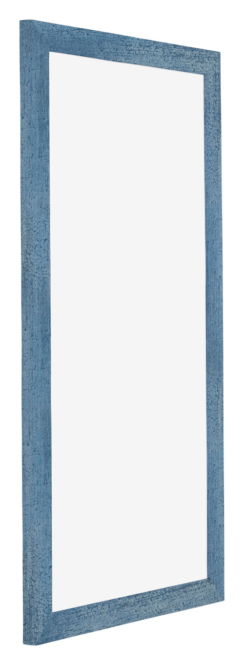 Mura MDF Bilderrahmen 40x70cm Hell Blau Geveegd Vorne Schrag | Yourdecoration.at