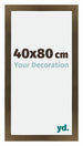 Mura MDF Bilderrahmen 40x80cm Bronze Dekor Vorne Messe | Yourdecoration.at