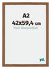 Mura MDF Bilderrahmen 42x59 4cm A2 Eiken Rustiek Vorne Messe | Yourdecoration.at