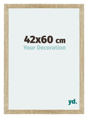 Mura MDF Bilderrahmen 42x60cm Sonoma Eiche Vorne Messe | Yourdecoration.at