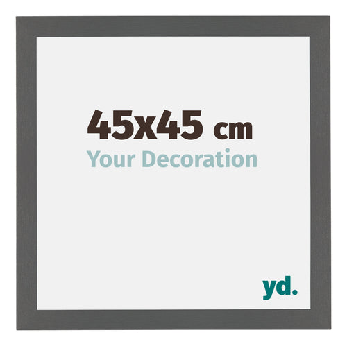 Mura MDF Bilderrahmen 45x45cm Antrazit Messe | Yourdecoration.at