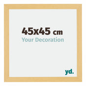 Mura MDF Bilderrahmen 45x45cm Buche Dekor Vorne Messe | Yourdecoration.at