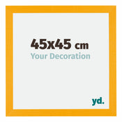 Mura MDF Bilderrahmen 45x45cm Gelb Vorne Messe | Yourdecoration.at