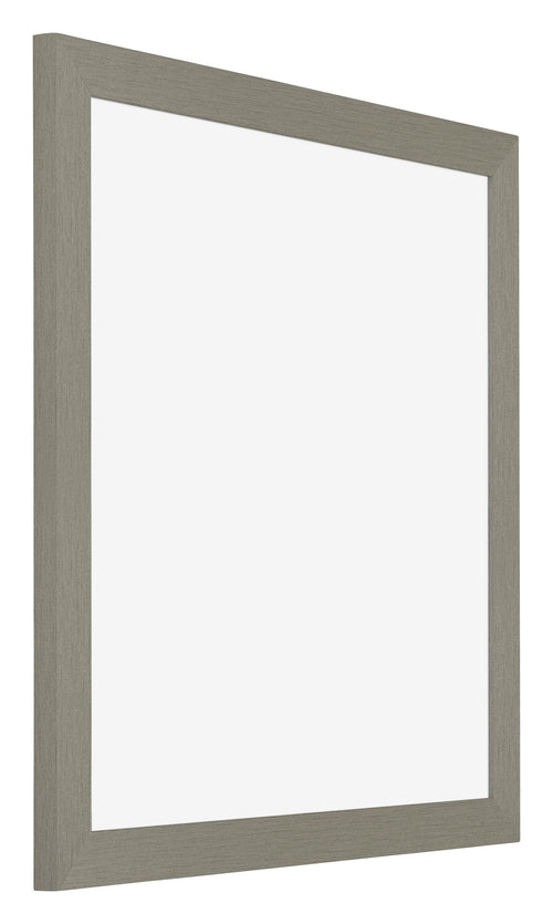 Mura MDF Bilderrahmen 45x45cm Grau Vorne Schrag | Yourdecoration.at