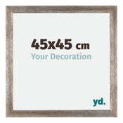 Mura MDF Bilderrahmen 45x45cm Metall Vintage Vorne Messe | Yourdecoration.at