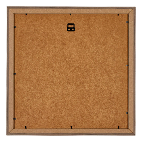 Mura MDF Bilderrahmen 45x45cm Nussbaum Dunkel Rucksteite | Yourdecoration.at