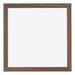 Mura MDF Bilderrahmen 45x45cm Nussbaum Dunkel Vorne | Yourdecoration.at