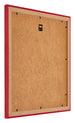 Mura MDF Bilderrahmen 45x45cm Rot Rucksteite Schrag | Yourdecoration.at