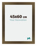 Mura MDF Bilderrahmen 45x60cm Bronze Dekor Vorne Messe | Yourdecoration.at