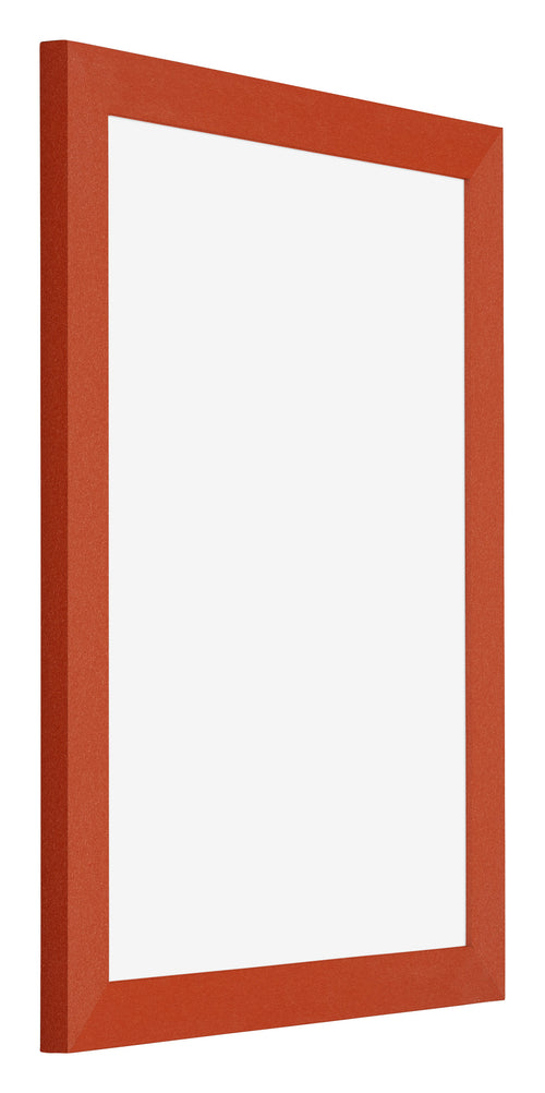 Mura MDF Bilderrahmen 45x60cm Orange Vorne Schrag | Yourdecoration.at