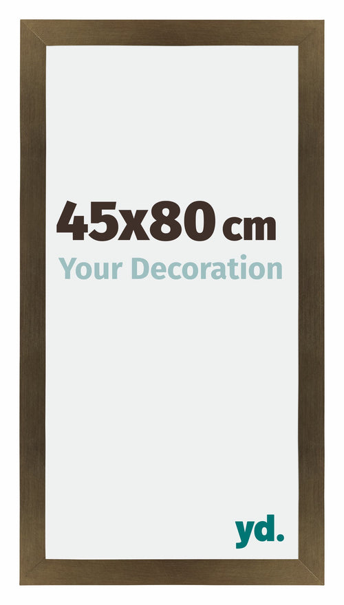 Mura MDF Bilderrahmen 45x80cm Bronze Dekor Vorne Messe | Yourdecoration.at