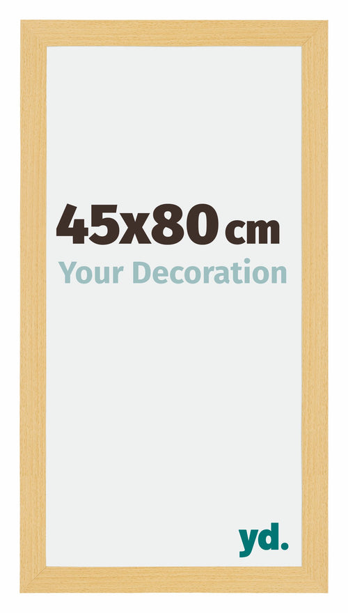 Mura MDF Bilderrahmen 45x80cm Buche Dekor Vorne Messe | Yourdecoration.at