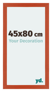 Mura MDF Bilderrahmen 45x80cm Orange Vorne Messe | Yourdecoration.at