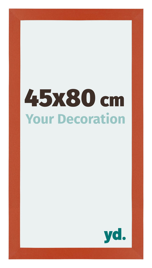 Mura MDF Bilderrahmen 45x80cm Orange Vorne Messe | Yourdecoration.at