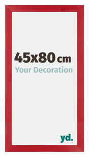 Mura MDF Bilderrahmen 45x80cm Rot Vorne Messe | Yourdecoration.at