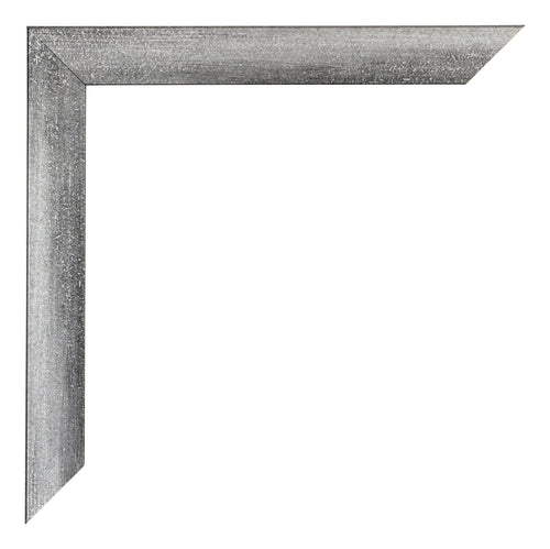 Mura MDF Bilderrahmen 48x64cm Grau Gewischt Detail Ecke | Yourdecoration.at