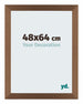 Mura MDF Bilderrahmen 48x64cm Kupfer Dekor Vorne Messe | Yourdecoration.at